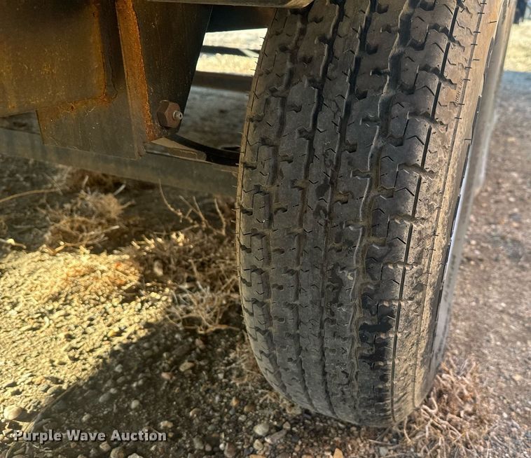 image for item DT7159 2023 Shop built flatbed trailer