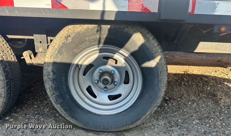 image for item DT7159 2023 Shop built flatbed trailer