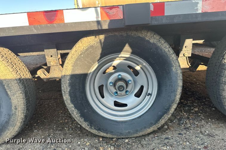 image for item DT7159 2023 Shop built flatbed trailer