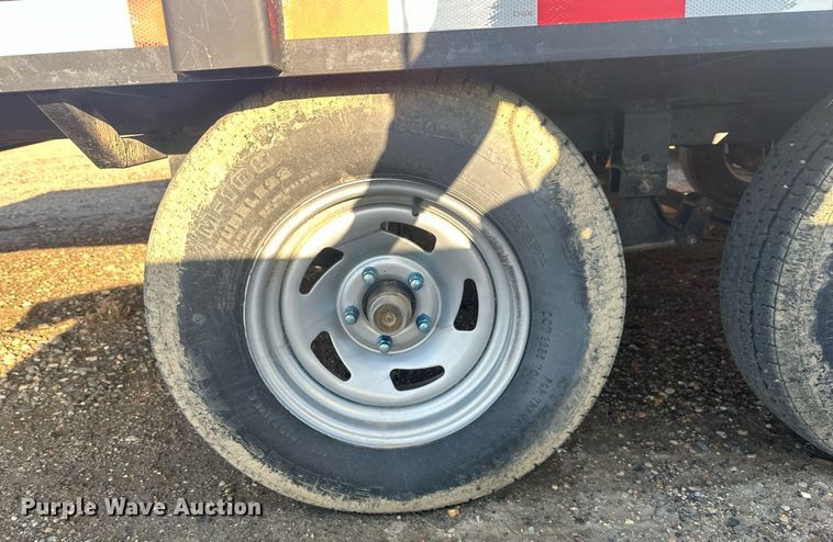 image for item DT7159 2023 Shop built flatbed trailer