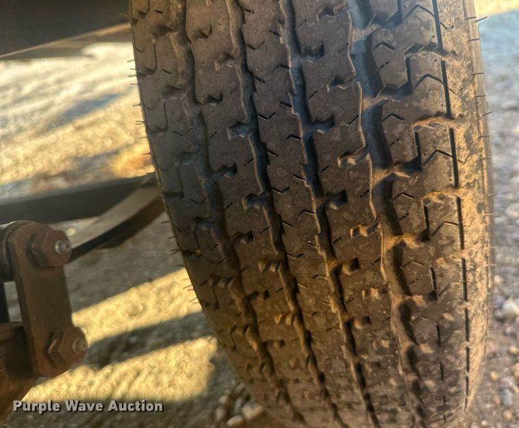 image for item DT7159 2023 Shop built flatbed trailer