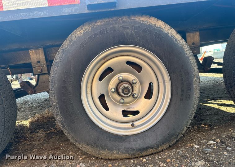 image for item DT7159 2023 Shop built flatbed trailer