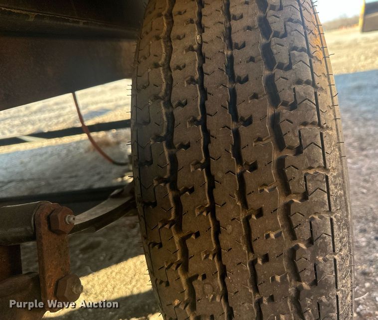 image for item DT7159 2023 Shop built flatbed trailer