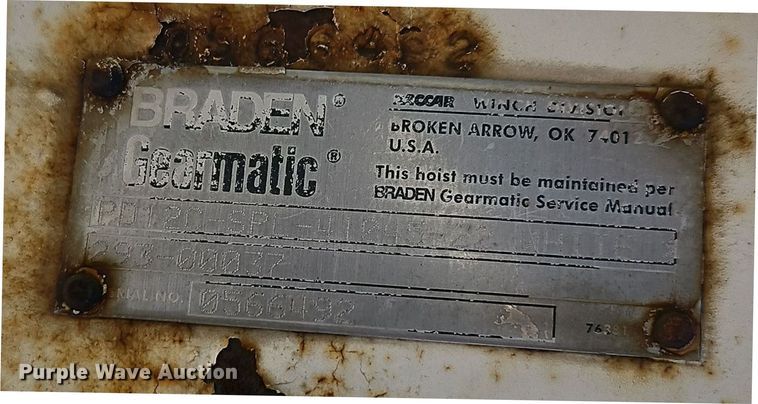 image for item DT7738 Terex BT3470 truck mounted crane