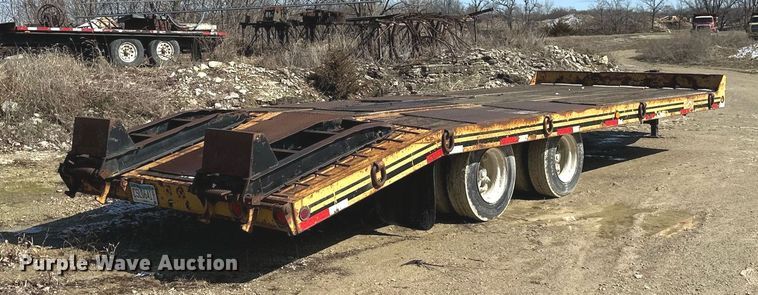 image for item DV0740 1991 Interstate  equipment trailer