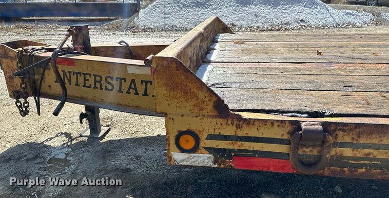 image for item DV0740 1991 Interstate  equipment trailer