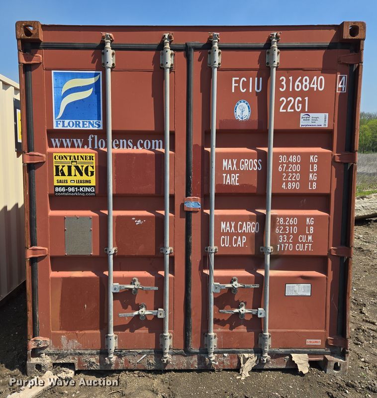 image for item DW8697 2007 Tianjin Pacific Container Company TMC1CC2004 storage container
