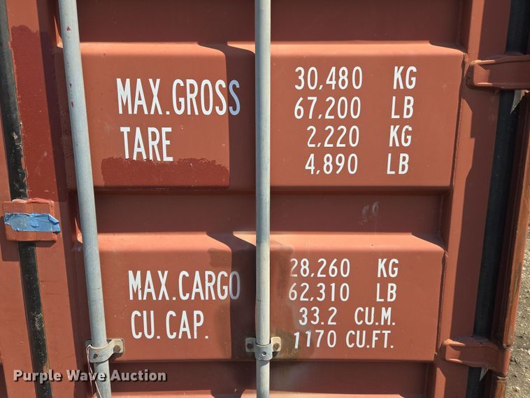 image for item DW8697 2007 Tianjin Pacific Container Company TMC1CC2004 storage container