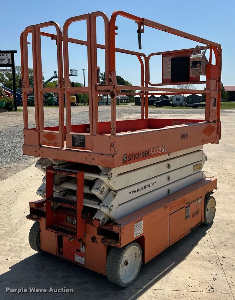 image for item DW8702 2015 Snorkel S4726E scissor lift