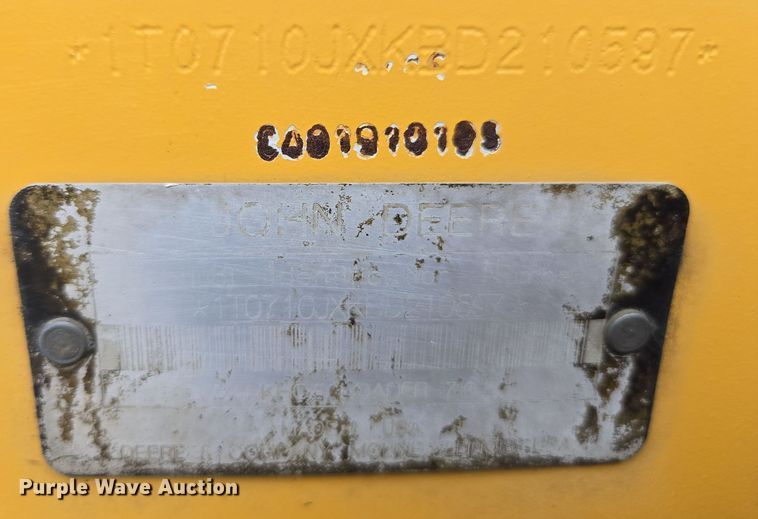 image for item EC0920 2011 John Deere 710J backhoe