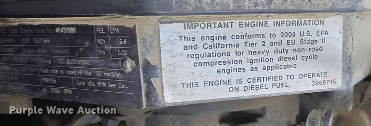 image for item EC0921 2004 Ingersoll Rand SD-122DX TF single drum vibratory roller