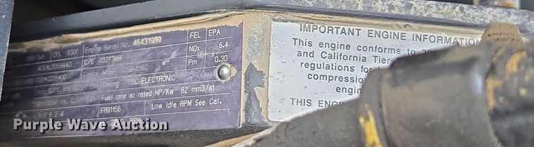 image for item EC0921 2004 Ingersoll Rand SD-122DX TF single drum vibratory roller