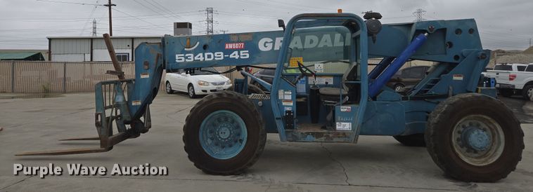 image for item EC0922 2000 Gradall 534D9-45 telehandler