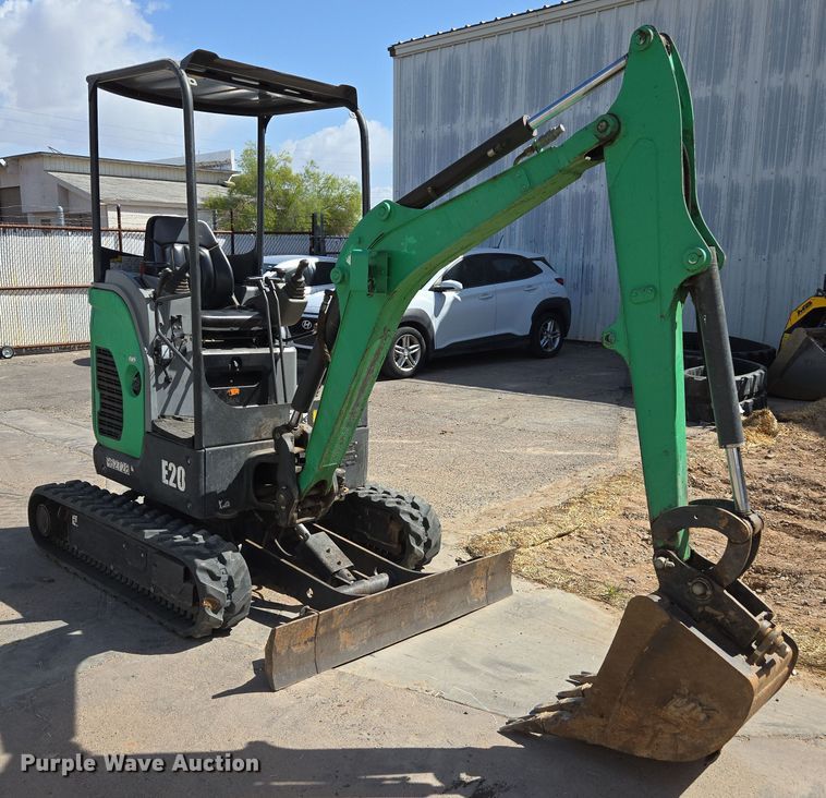image for item EC0930 2017 Bobcat E20 mini excavator