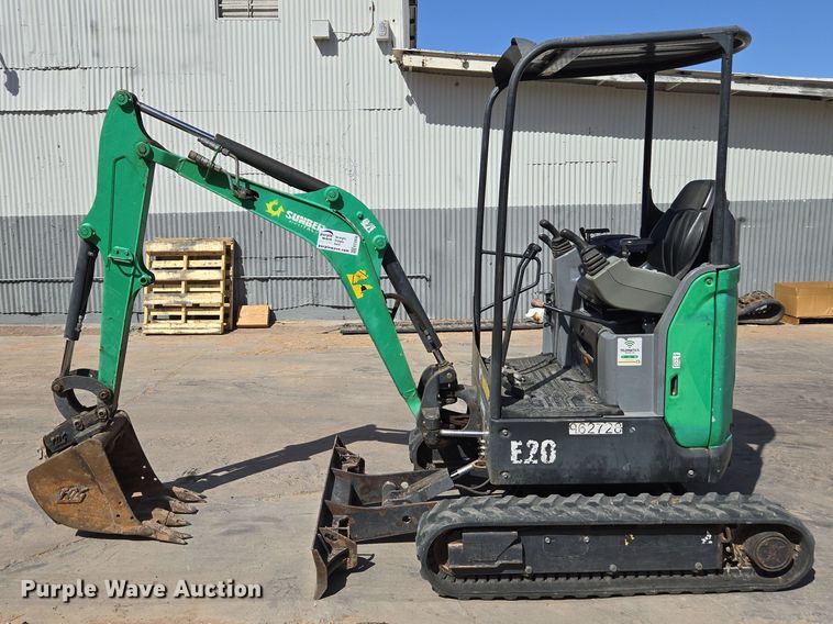image for item EC0930 2017 Bobcat E20 mini excavator