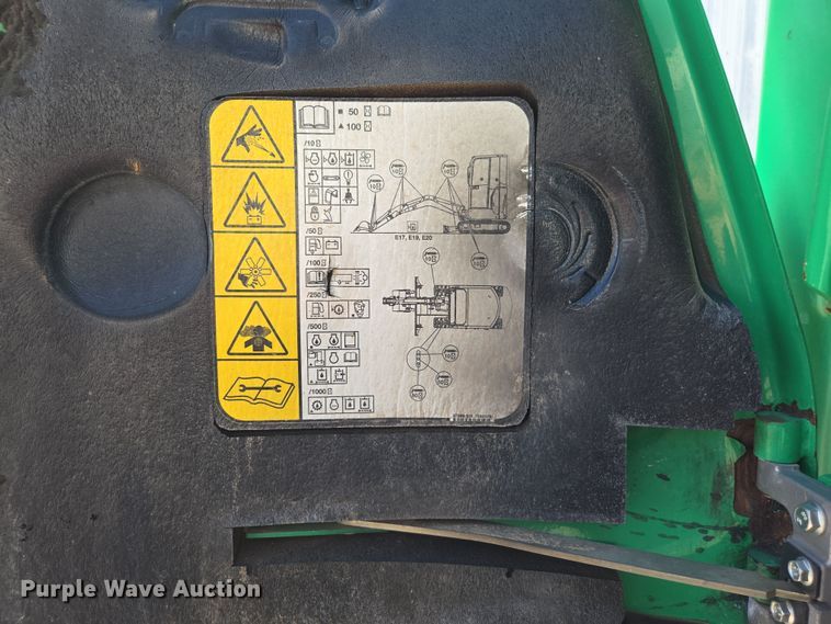 image for item EC0930 2017 Bobcat E20 mini excavator