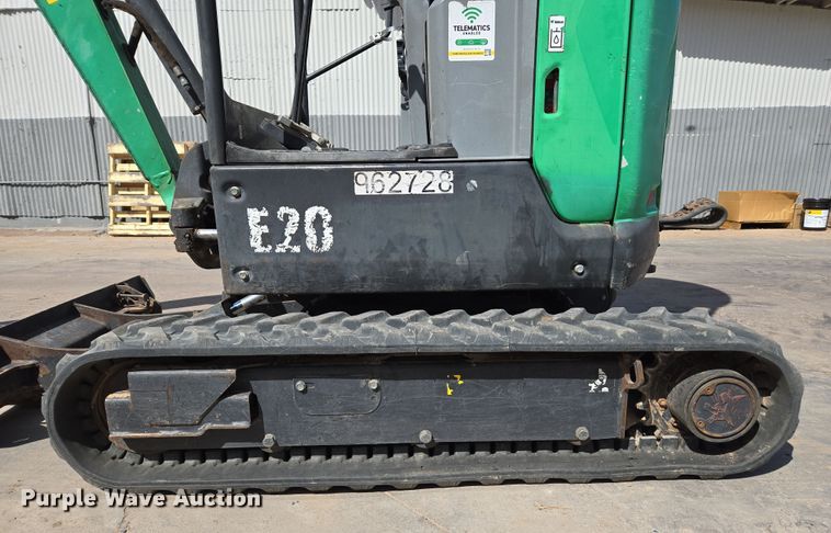 image for item EC0930 2017 Bobcat E20 mini excavator