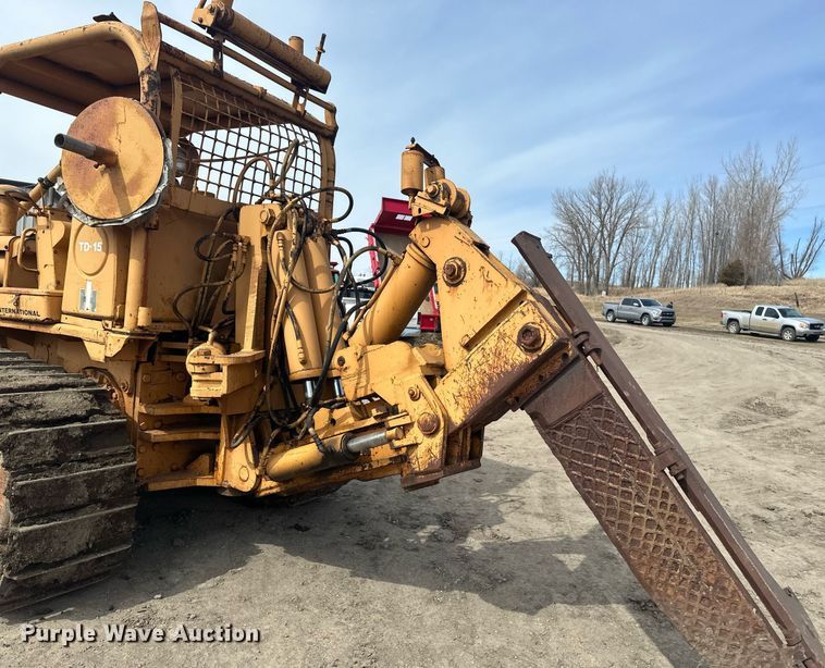 image for item EC2379 1971 International  TD15B cable plow