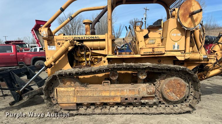 image for item EC2379 1971 International  TD15B cable plow