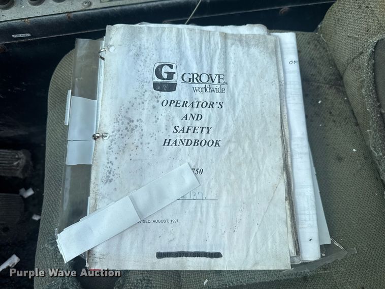 image for item EC3522 1995 Grove RT745-50 crane