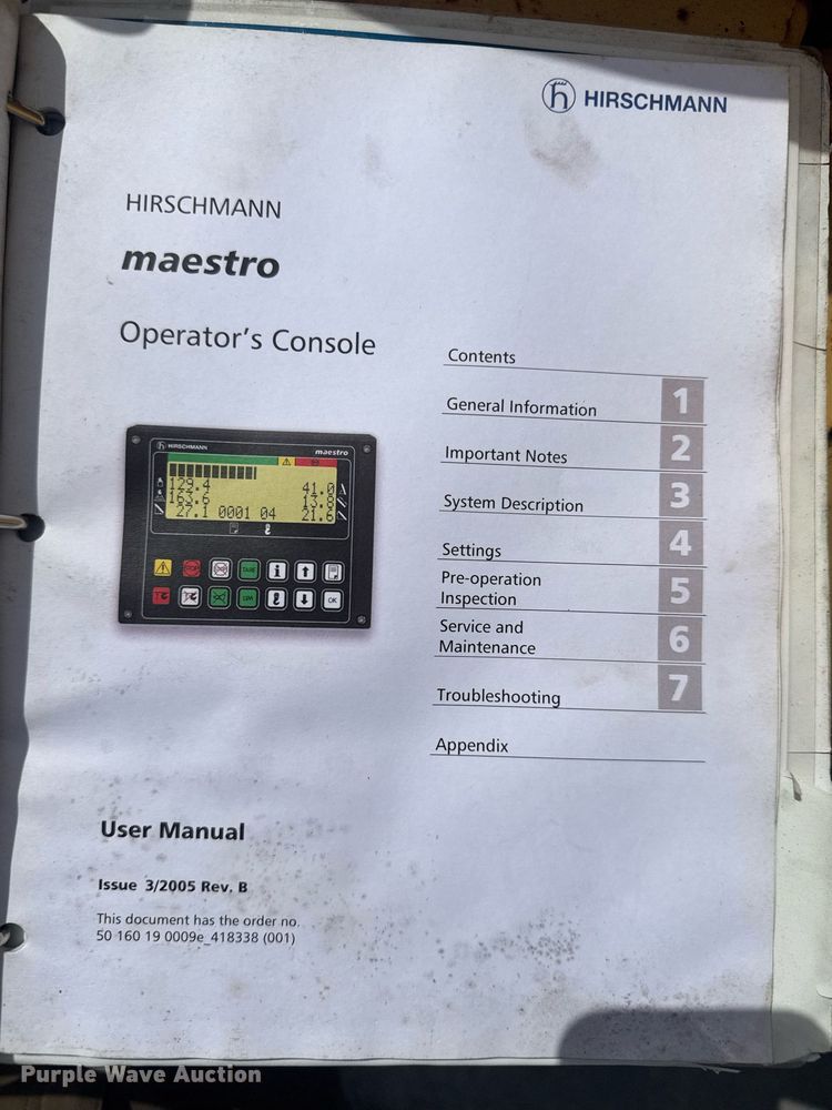 image for item EC3522 1995 Grove RT745-50 crane