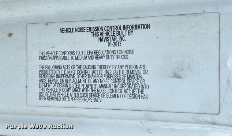 image for item EC3524 2014 International 4300 flatbed truck