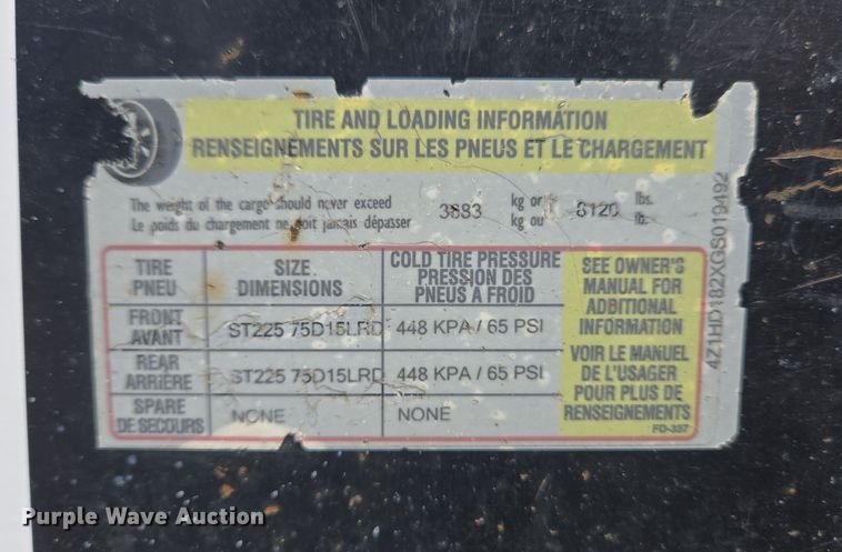 image for item EC4160 2016 Gato GT-XT equipment trailer