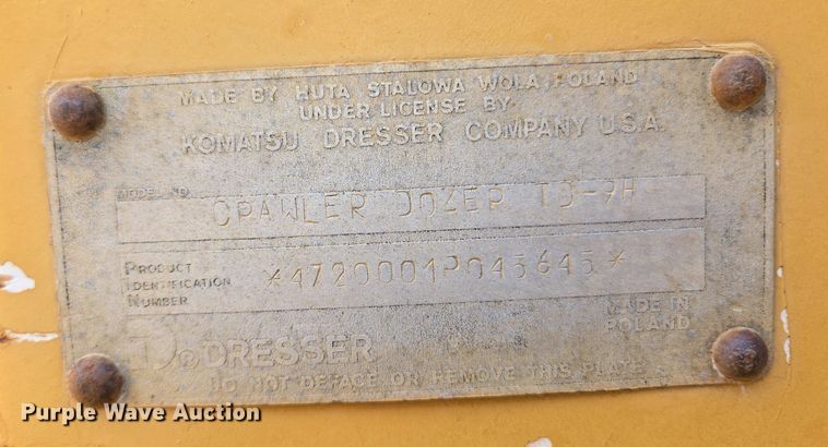 image for item ED2522 1994 Dresser TD9H dozer