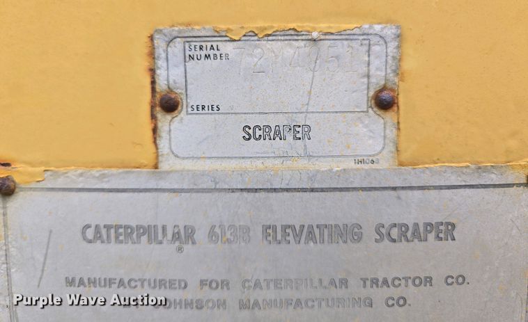 image for item ED2523 1977 Caterpillar 613B elevating scraper