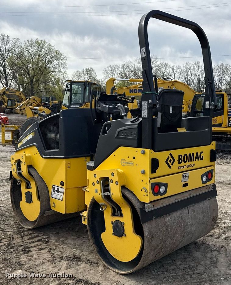 image for item ED4203 2021 Bomag BW138AD-5 double drum vibratory roller