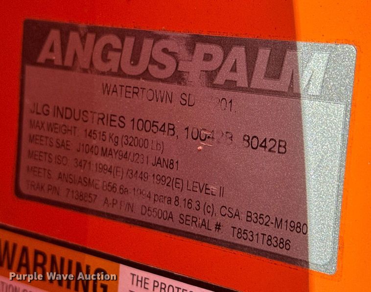 image for item ED5576 2006 JLG 10054 telehandler