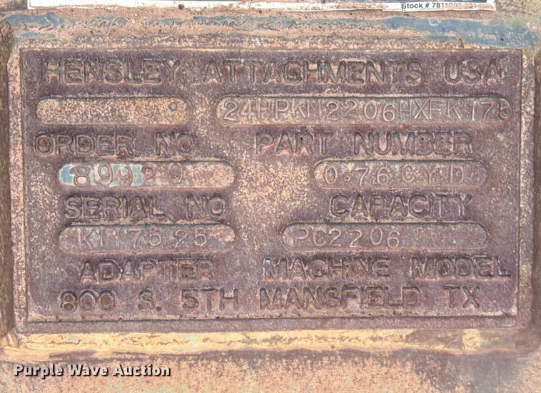 image for item ED5578 Hensley 24HPKM2206HXFK175 