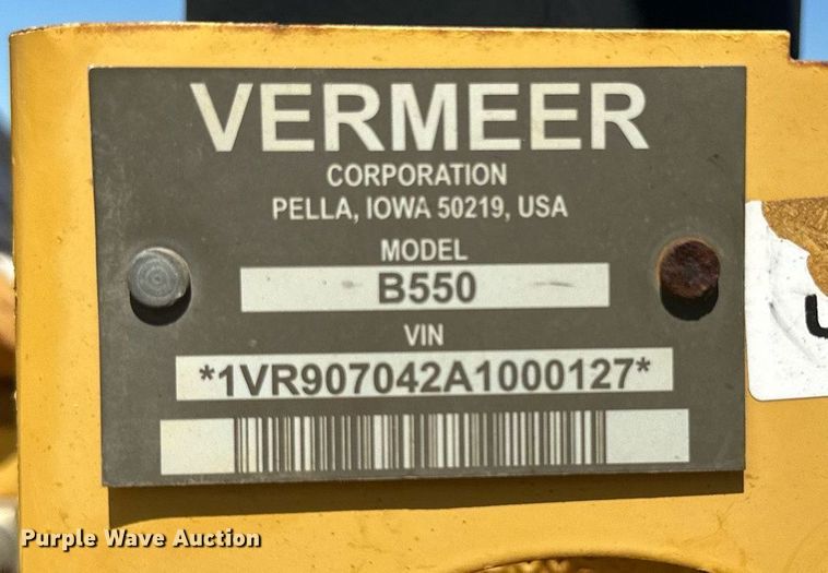 image for item EF2996 2010 Vermeer RTX750 trencher