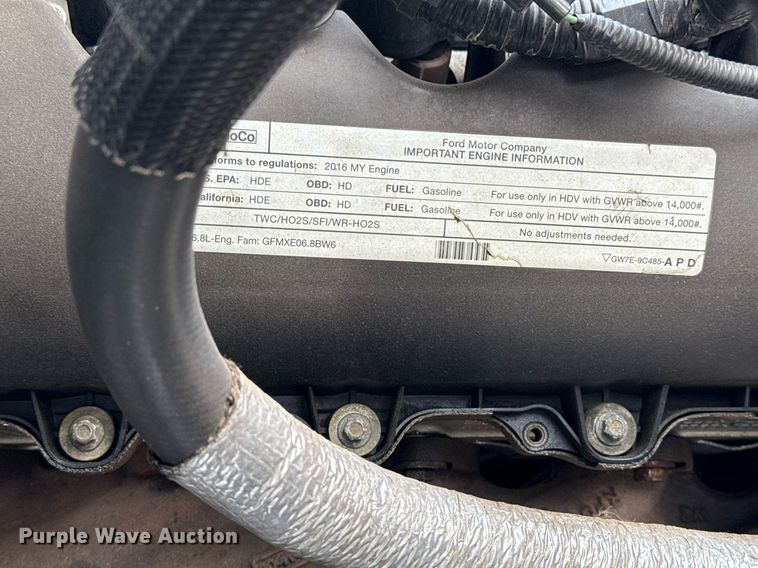 image for item EG5698 2016 Ford F650 Super Duty flatbed truck