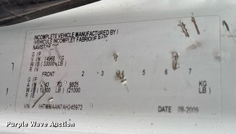 image for item EG5720 2010 International 4300 utility / service truck