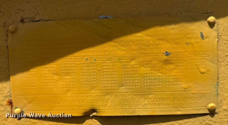 image for item EG6188 Caterpillar No. 12 rigid frame motor grader