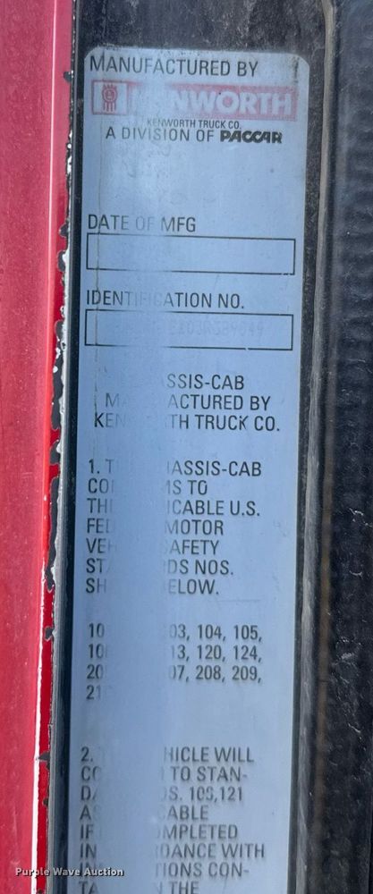 image for item EG6318 2003 Kenworth W900 ready mix truck