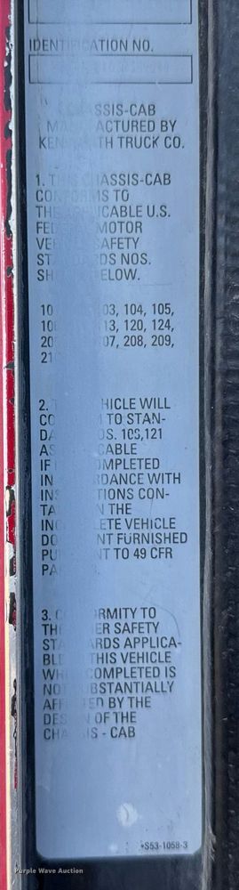 image for item EG6318 2003 Kenworth W900 ready mix truck