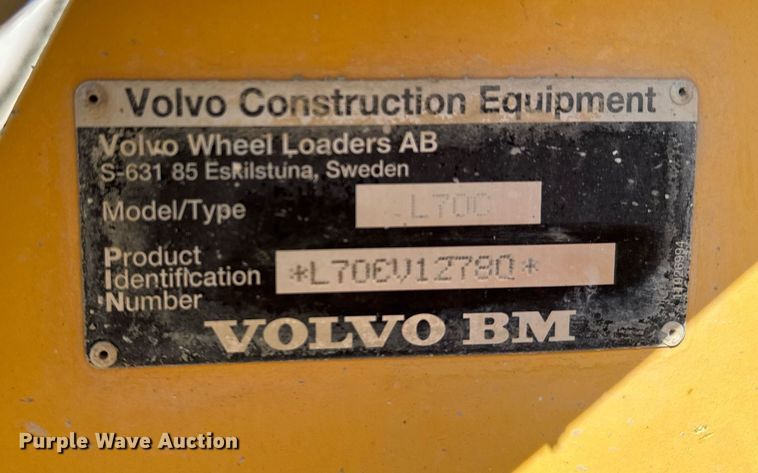 image for item EG6321 1996 Volvo L70C wheel loader