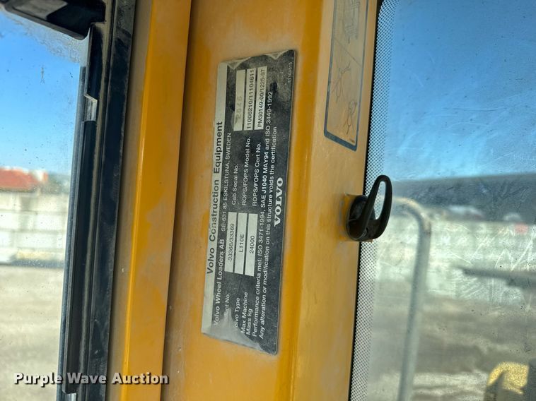 image for item EG6322 2006 Volvo L110E wheel loader