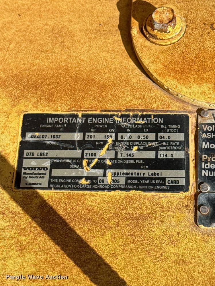 image for item EG6322 2006 Volvo L110E wheel loader