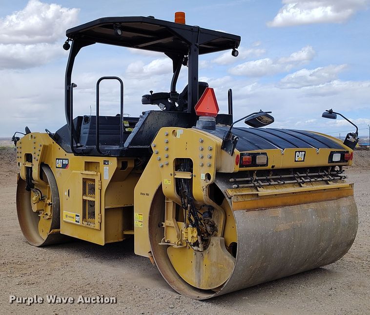 image for item EH0224 2021 Caterpillar CB16 double drum vibratory roller