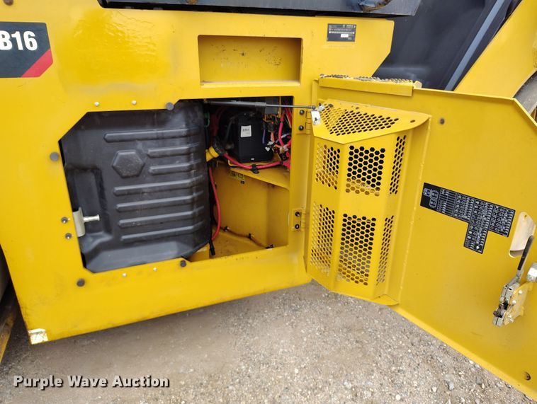 image for item EH0225 2021 Caterpillar CB16 double drum vibratory roller