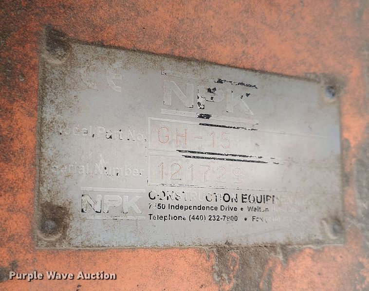 image for item EH0227 NPK GH-15 breaker