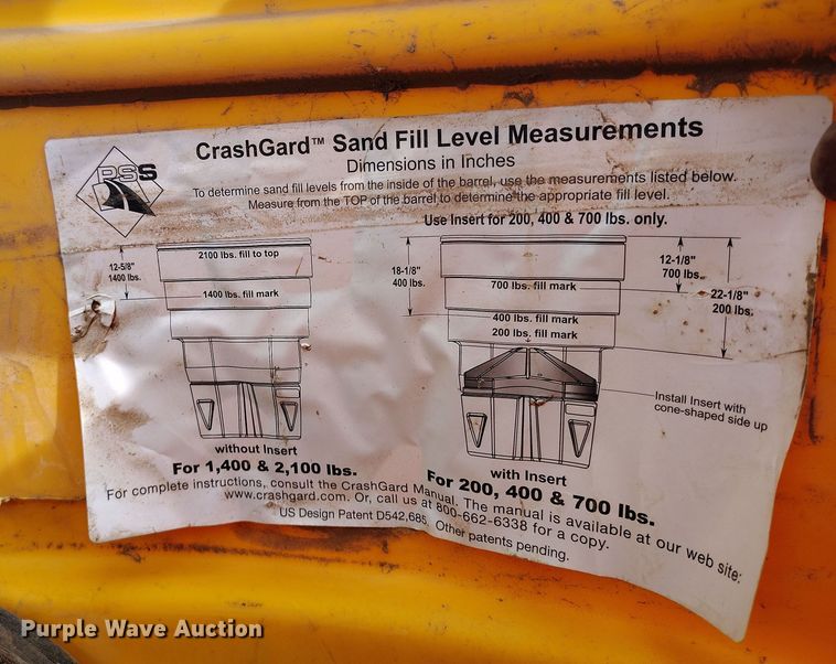 image for item EH0228 (80)  CrashGard traffic barrels