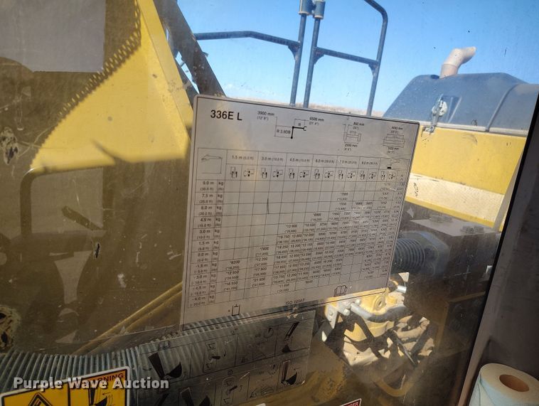 image for item EH0271 2012 Caterpillar 336E L excavator