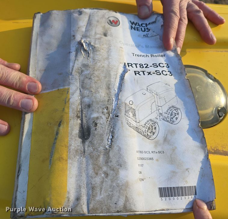 image for item EH8789 2018 Wacker Neuson RTSC3 trench compactor