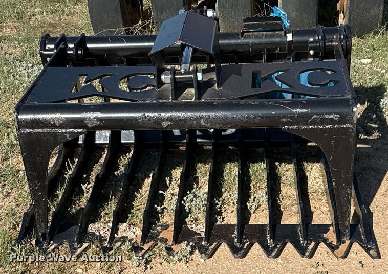 image for item EJ3611 KC skid steer rock grapple bucket