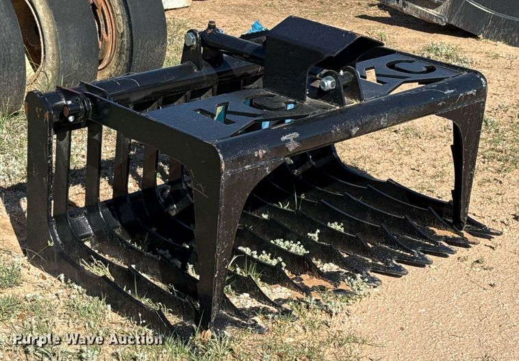 image for item EJ3611 KC skid steer rock grapple bucket