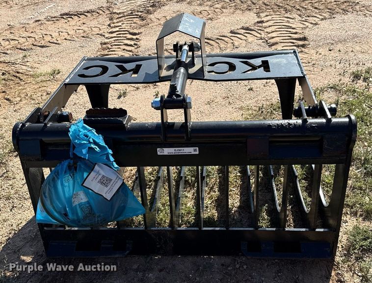 image for item EJ3611 KC skid steer rock grapple bucket